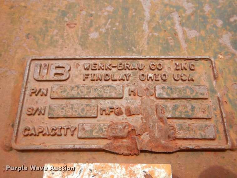 image for item DP4157 Werk-Brau  52"W excavator bucket