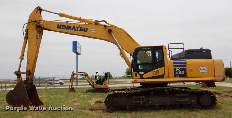 image for item DP4160 2014 Komatsu PC490LC-10  excavator