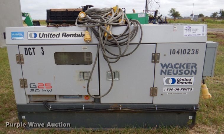 image for item DR1838 Wacker Neuson G25  generator