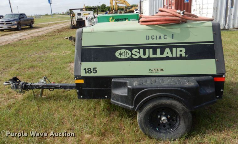 image for item DR1840 2018 Sullair 185D DPQ KU4F  air compressor