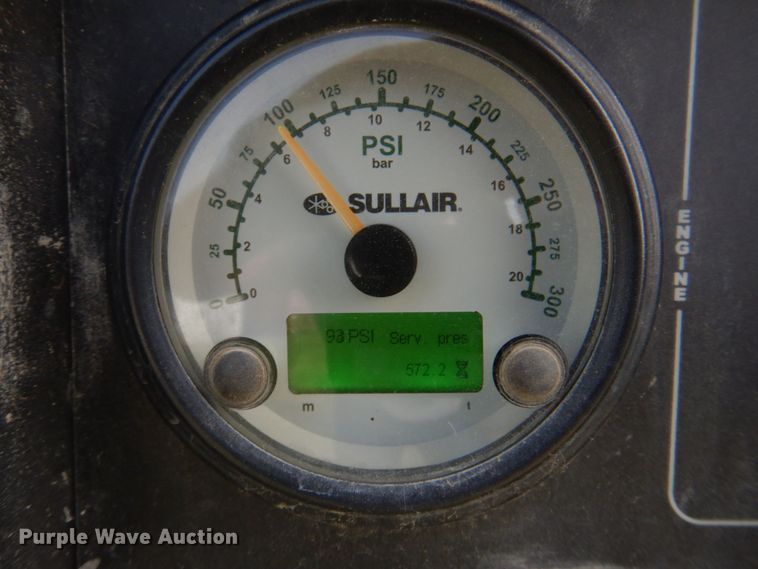 image for item DR1840 2018 Sullair 185D DPQ KU4F  air compressor