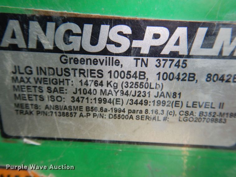 image for item DR1847 2011 JLG 8042  telehandler