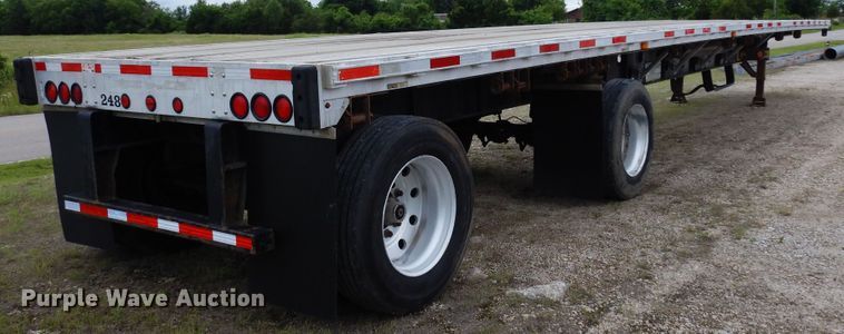 image for item DH8540 1996 Transcraft Eagle W2  flatbed trailer