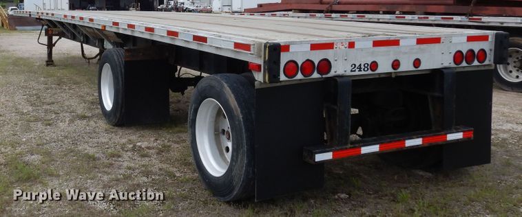 image for item DH8540 1996 Transcraft Eagle W2  flatbed trailer