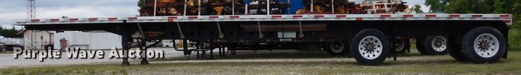 image for item DH8540 1996 Transcraft Eagle W2  flatbed trailer