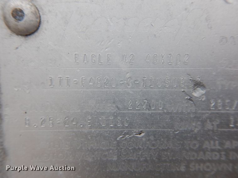 image for item DH8540 1996 Transcraft Eagle W2  flatbed trailer