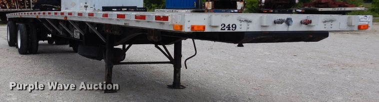 image for item DH8541 1996 Transcraft Eagle W2  flatbed trailer