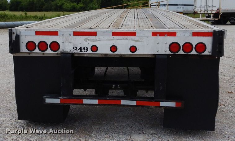 image for item DH8541 1996 Transcraft Eagle W2  flatbed trailer