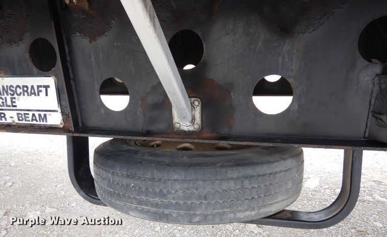 image for item DH8541 1996 Transcraft Eagle W2  flatbed trailer