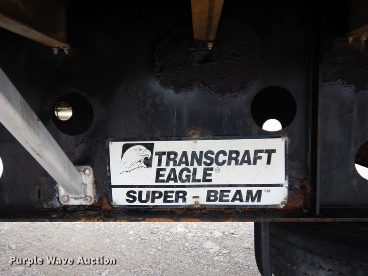 image for item DH8541 1996 Transcraft Eagle W2  flatbed trailer