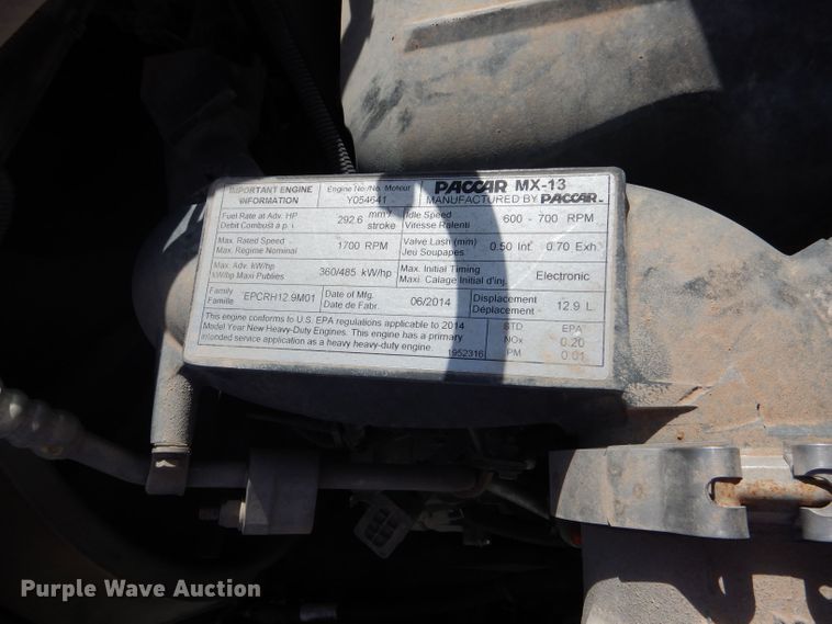 image for item DJ8964 2015 Peterbilt 365 crane truck