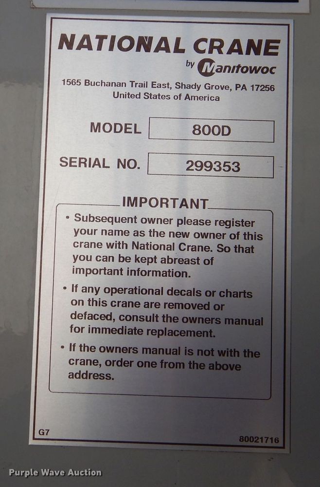 image for item DJ8964 2015 Peterbilt 365 crane truck