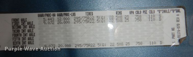 image for item DK0490 2016 Freightliner Cascadia 125  semi truck