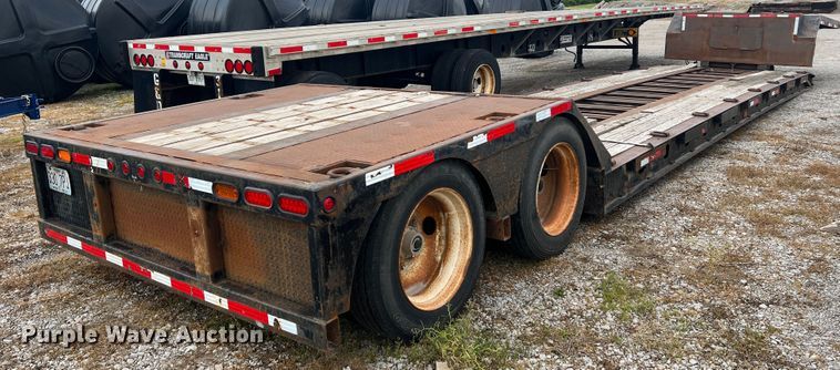 image for item DL4253 1996 Kalyn Siebert MRG-35T  lowboy equipment trailer