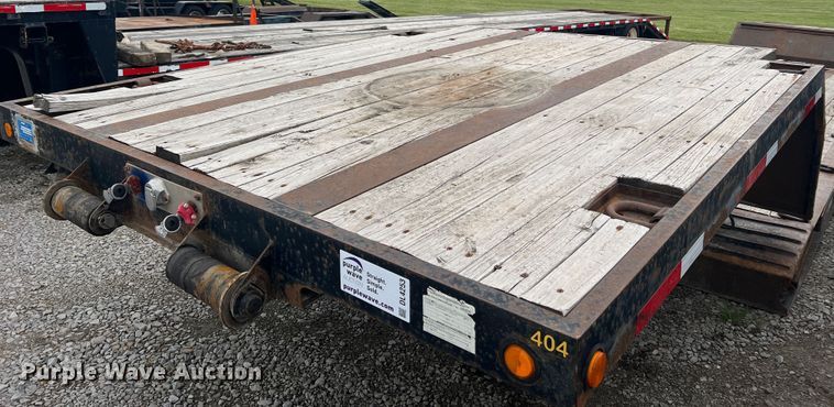 image for item DL4253 1996 Kalyn Siebert MRG-35T  lowboy equipment trailer