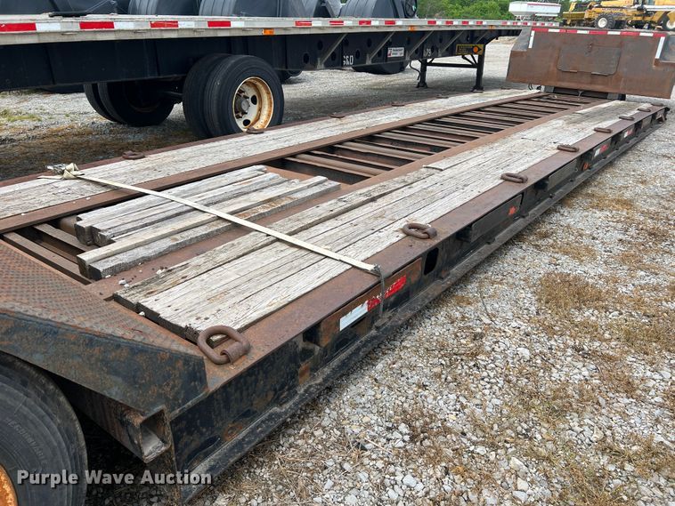 image for item DL4253 1996 Kalyn Siebert MRG-35T  lowboy equipment trailer