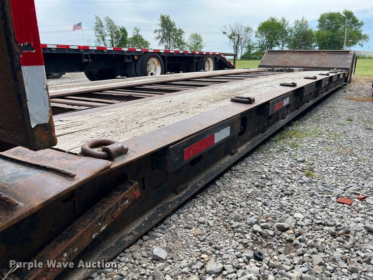 image for item DL4253 1996 Kalyn Siebert MRG-35T  lowboy equipment trailer