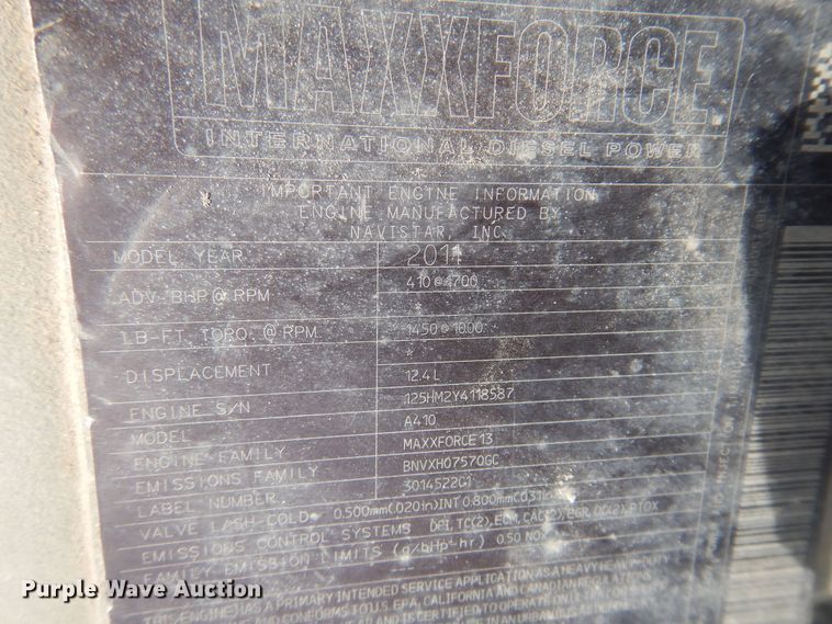 image for item DN0355 2012 International TranStar 8600  semi truck