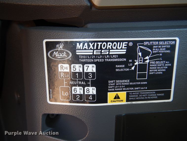 image for item DN0383 2015 Mack CHU613  semi truck