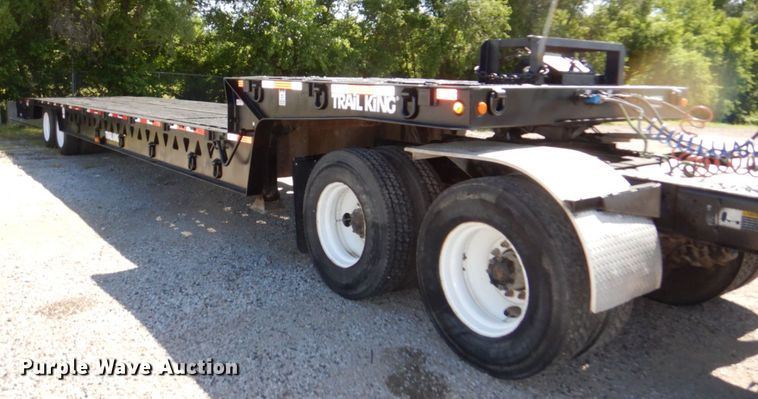 image for item DN7494 2000 Trail King TK70HT  drop deck equipment trailer