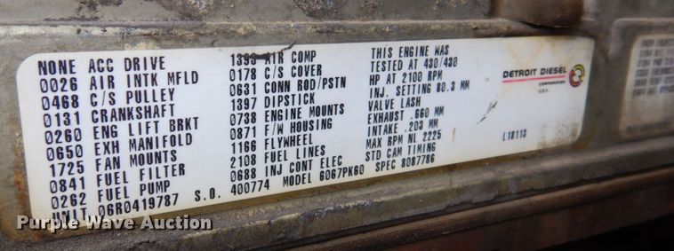 image for item DP5565 1999 Volvo VN  semi truck