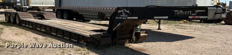 image for item DR1369 1999 Talbert T3DW-50SA-HR6-1-T1  lowboy equipment trailer