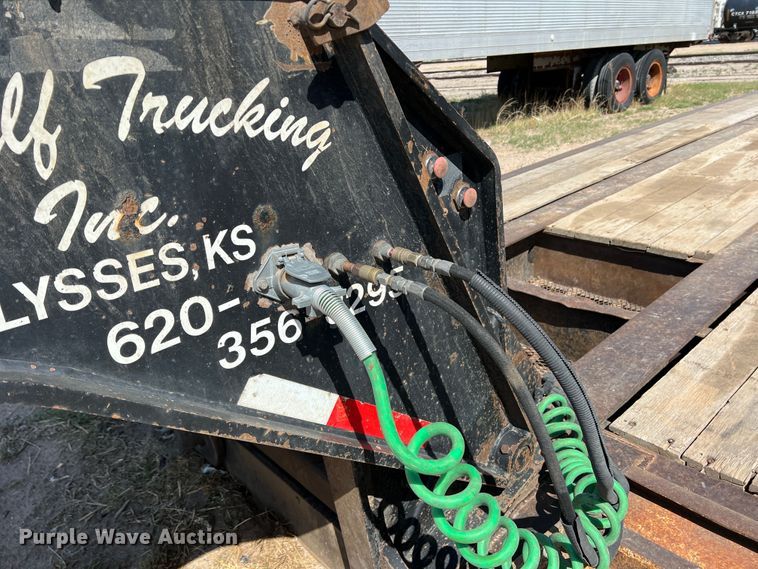 image for item DR1369 1999 Talbert T3DW-50SA-HR6-1-T1  lowboy equipment trailer