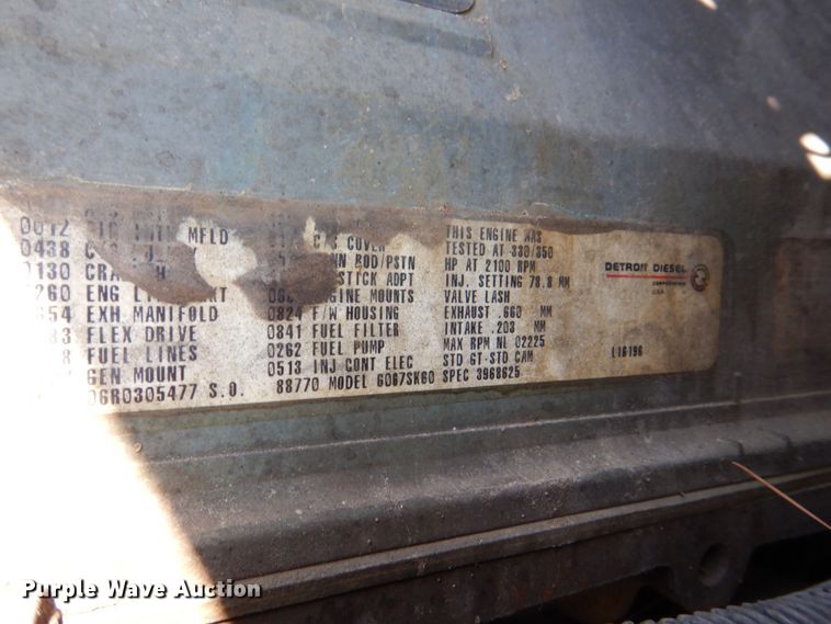 image for item DS8043 1997 Volvo Autocar  vacuum truck