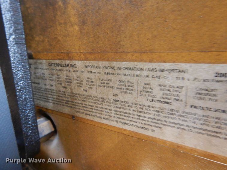 image for item DS8045 2003 Sterling Acterra  vacuum truck