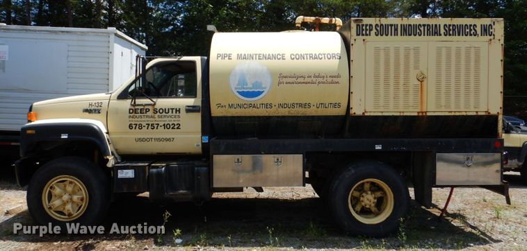 image for item DS8048 1991 Chevrolet Kodiak C6500  vacuum truck