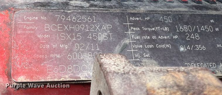 image for item DS8280 2012 Kenworth T660  semi truck