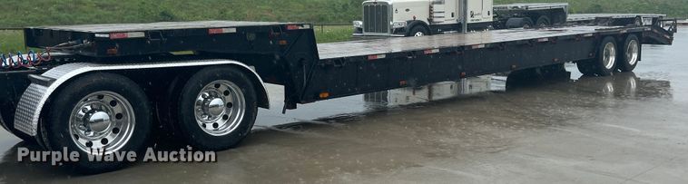 image for item HL9082 1985 Bush Hog Loadcraft  drop deck equipment trailer