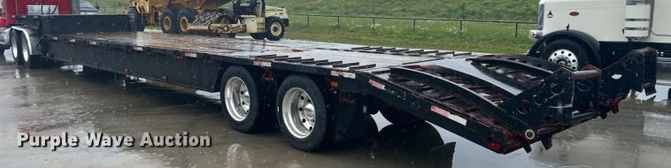 image for item HL9082 1985 Bush Hog Loadcraft  drop deck equipment trailer