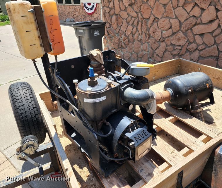 NVE Challenger 887 vacuum pump in Hays, KS Item KC9465 sold Purple Wave