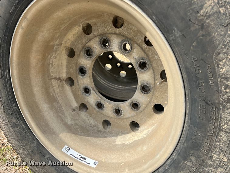 image for item KC9909 (4) Michelin 445/50R22.5 tires and wheels