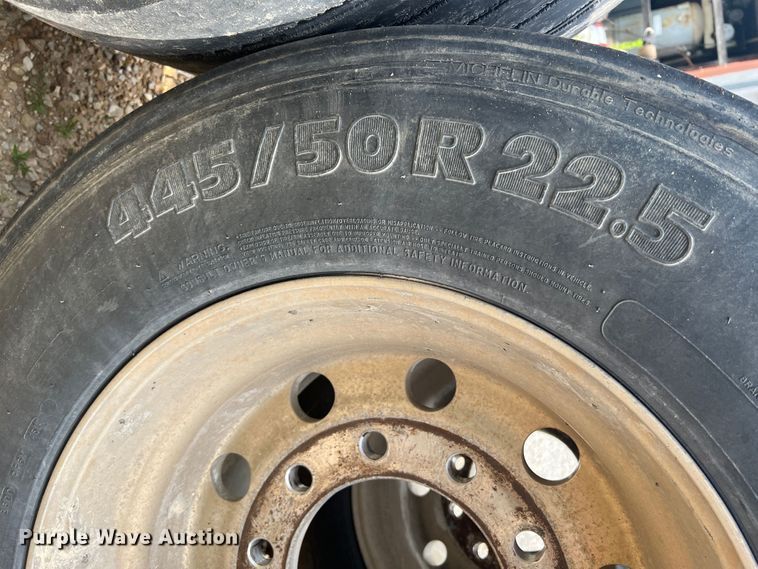 image for item KC9909 (4) Michelin 445/50R22.5 tires and wheels
