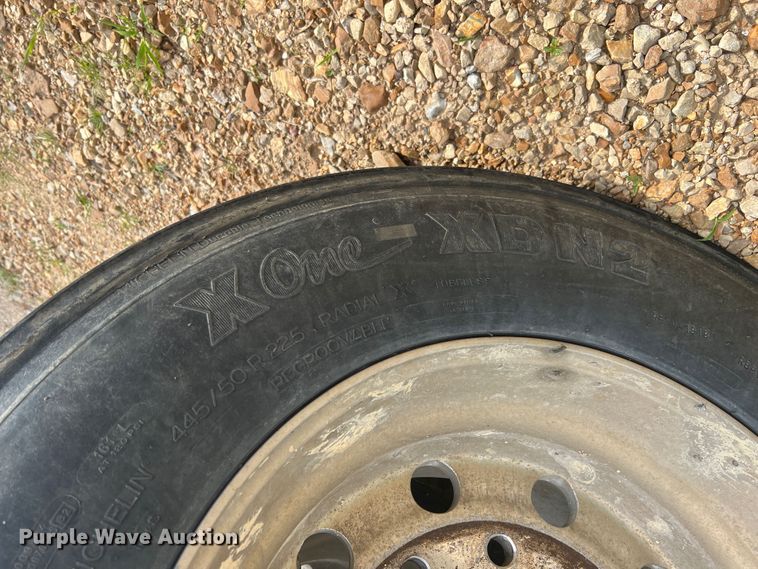 image for item KC9909 (4) Michelin 445/50R22.5 tires and wheels