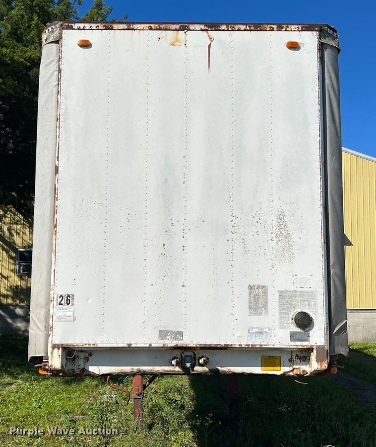 image for item KC9923 1983 Utility Trailers FS2CHE  side curtain trailer