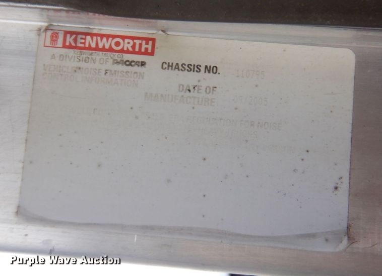 image for item KR9288 2006 Kenworth T600  semi truck