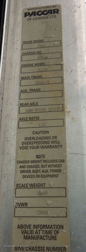 image for item KR9294 2000 Kenworth T300  dump flatbed truck