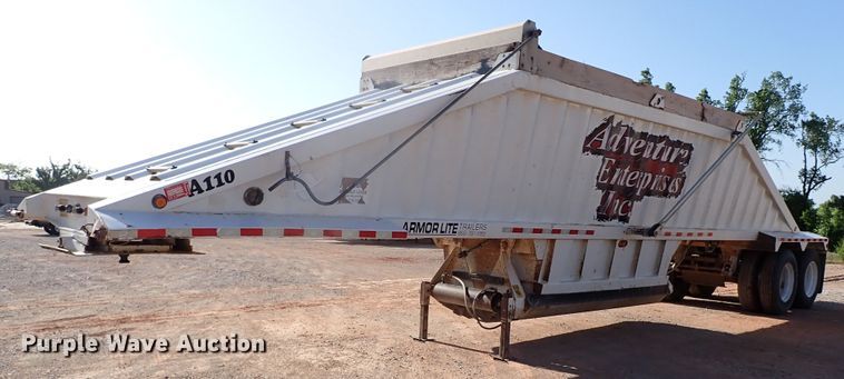 image for item LU9051 2015 Armor Lite SBD-40  bottom dump trailer