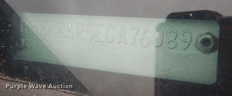 image for item DJ3834 2014 Ford Explorer Police Interceptor  SUV