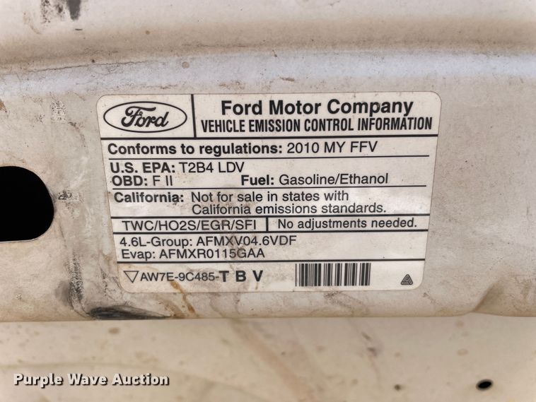 image for item DJ5186 2010 Ford Crown Victoria Police Interceptor