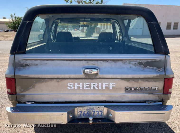 image for item DJ5189 1991 Chevrolet K1500 Blazer  SUV