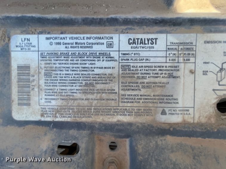 image for item DJ5189 1991 Chevrolet K1500 Blazer  SUV