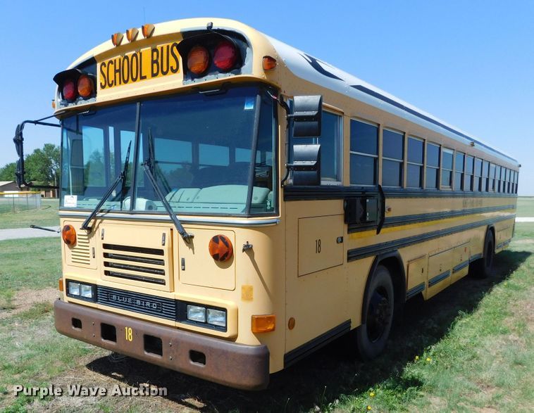image for item DJ7666 2007 Blue Bird  school bus