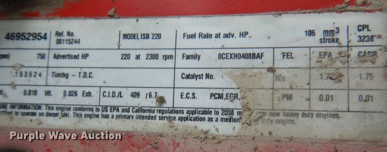 image for item DN0378 2009 Blue Bird All American FE  school bus