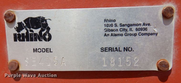 image for item DP5562 Rhino SE415A  batwing rotary mower