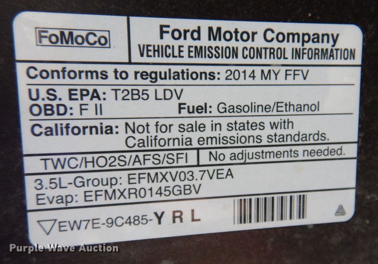 image for item DP5566 2014 Ford Taurus Police Interceptor