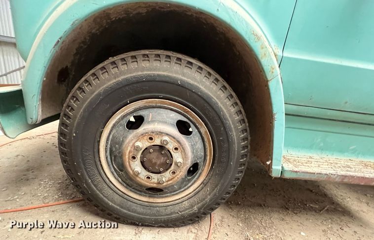 image for item DR1545 1967 Chevrolet 50  dump flatbed truck